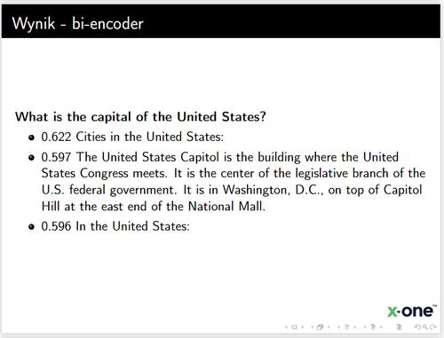 Result - bi-encoder (preliminary search)