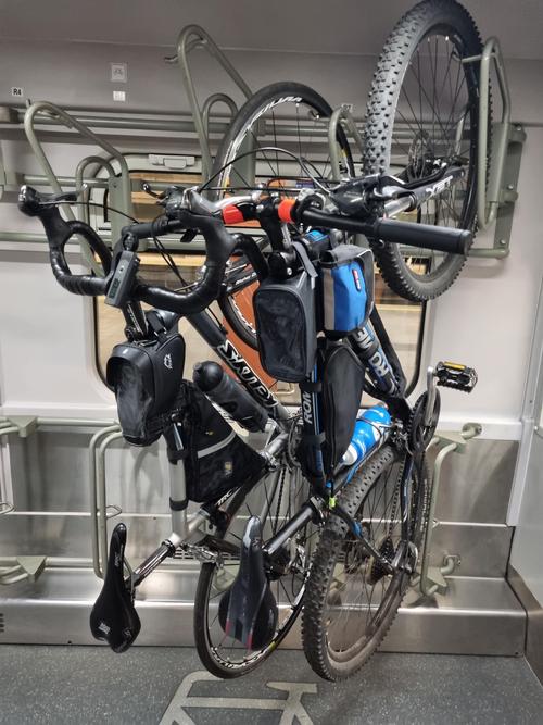 Bikes in the train